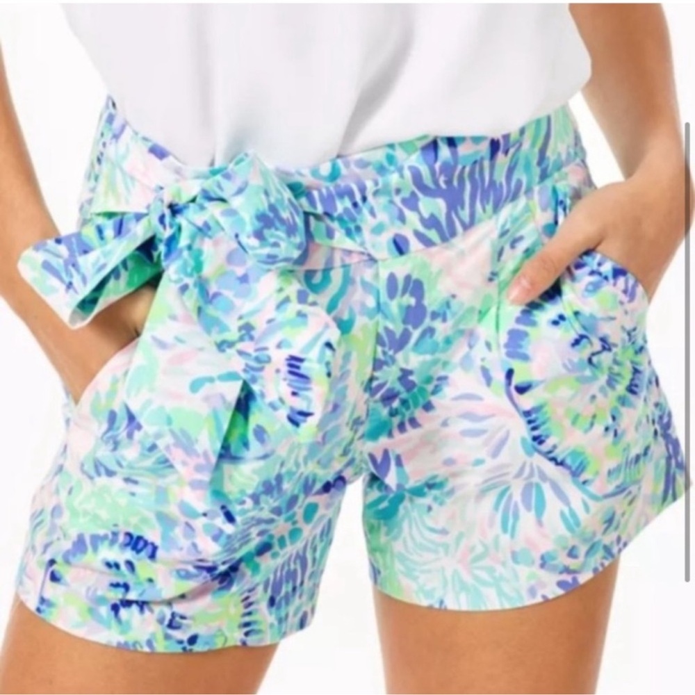 Lilly Pulitzer Kaden Bow Shorts NWT